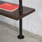Kệ ống nước sắt 4 tầng gỗ tràm treo áp tường 80x25x155cm  - PPF007