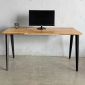 Bàn làm việc Gỗ Tràm 140x60cm chân hệ Tứ Giác Côn - HBDI014