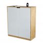 Tủ giày 2 cánh 90x35x103cm gỗ cao su KG68081