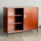 Tủ gỗ Cao Su cửa lùa 120x37x90cm -  KTB68204