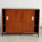 Tủ gỗ Cao Su cửa lùa 120x37x90cm -  KTB68204
