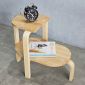 Bàn bên sofa JORA gỗ cao su SST043