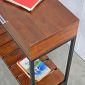 Bàn console 2 tầng có ngăn kéo gỗ khung sắt CST045