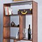 Kệ sách 80x30x210cm gỗ cao su chân sắt KS68295