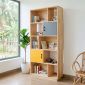 Kệ sách hiện đại BOTA gỗ cao su 80x30x175cm - KS68293