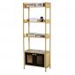 Kệ sách ngăn tủ AURA 60x30x160cm gỗ cao su KS68298
