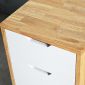Tủ cá nhân 4 ngăn kéo gỗ cao su 58x35x72cm TCN68019
