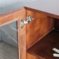 Tủ hồ sơ Fuzio 60x40x105cm gỗ cao su THS68077