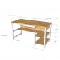 Bàn làm việc có ngăn kéo 140x60cm gỗ tràm BD68142