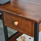 Bàn làm việc có ngăn kéo 140x60cm gỗ tràm BD68142