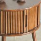 Bàn sofa gỗ Ash cửa lùa mặt bàn gỗ cao su phủ veneer TT68260