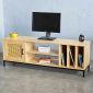 Kệ TV Nodus 150x35x50cm gỗ cao su KTV68117