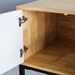 Kệ máy giặt có ngăn tủ 71x60x150cm gỗ cao su KMG68020