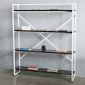 Kệ trang trí khung sắt 4 tầng 140x30x167cm gỗ tràm KTB68168