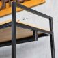 Tủ quần áo 120x50x200cm gỗ cao su KQA68066
