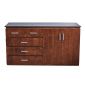 Tủ bếp dưới 160x60cm gỗ cao su TBD68012
