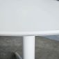 Bàn tròn 120cm gỗ cao su chân sắt BA68220