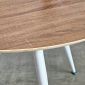 Bàn ăn tròn 120cm gỗ Plywood chân sắt vuốt côn BA158
