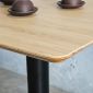 Bàn cafe vuông 60x60cm gỗ plywood chân sắt đúc CFD68256
