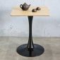 Bàn cafe vuông 60x60cm gỗ plywood chân sắt Tolix CFD68254