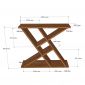 Bàn console Nodus 100x30x88cm gỗ tràm CST095