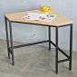Bàn làm việc góc tường 75x75cm gỗ cao su CD68036
