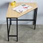 Bàn làm việc góc tường 75x75cm gỗ cao su CD68036