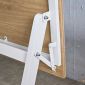 Bàn làm việc gấp gọn chân chữ Z mặt gỗ Plywood SPD68199