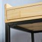 Bàn làm việc có ngăn kéo 140x70cm gỗ cao su BD68143