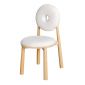 Ghế Donut gỗ Ash vải lông cừu GCF301