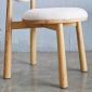Ghế Donut gỗ Ash vải lông cừu GCF301