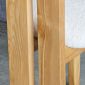 Ghế Hippo gỗ Ash vải lông cừu GCF302