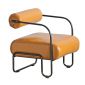 Ghế sofa đơn Candle bọc da simili khung sắt GSD68100