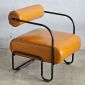 Ghế sofa đơn Candle bọc da simili khung sắt GSD68100