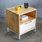 Tủ đầu giường 1 ngăn kéo gỗ cao su 50x45x57cm TDG68032