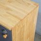 Tủ Locker 4 ngăn ren số 60x45x70cm gỗ cao su THSL001