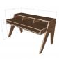 Bàn phòng thu StudioDesk 160x80cm gỗ Plywood SD68024