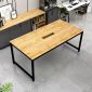 Bàn họp 200x100cm gỗ cao su hệ URA HBUR010
