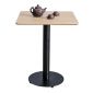 Bàn cafe vuông 60x60cm gỗ plywood chân sắt tròn CFD68257
