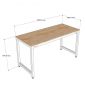 Bàn làm việc 140x60cm gỗ cao su hệ URA HBUR002