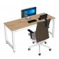 Bàn làm việc 180x60cm gỗ cao su hệ URA HBUR004