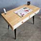 Bàn làm việc có ngăn kéo 100x60cm gỗ cao su BD68145