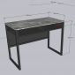 Bàn học có ngăn 100x50cm mặt đá vân mây BD68147