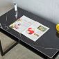 Bàn học có ngăn 100x50cm mặt đá vân mây BD68147