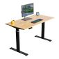 Bàn nâng hạ chiều cao FlexiOval 140x70cm gỗ cao su FLD030