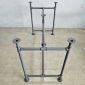 Chân bàn ống nước sắt cho bàn 120x60cm sơn tĩnh điện HCPP016