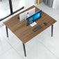 Bàn cụm 2 người 120x120cm gỗ plywood hệ Tứ Giác Côn HBDI010