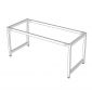 Chân sắt lắp ráp cho bàn 160x70cm hệ URA HCUR007