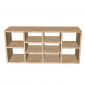 Kệ giày 10 ngăn 100x30x45cm gỗ cao su KG68089