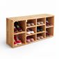 Kệ giày 10 ngăn 100x30x45cm gỗ cao su KG68089